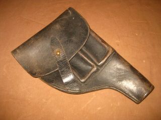 Ww1 Portugal Portuguese Cep Military Leather Holster Long Savage Pistol M1907