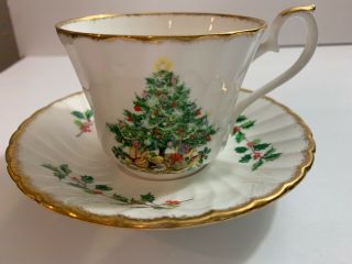 Royal Sutherland H&M Fine Bone China Tea Cup & Matching Saucer Made in England 2