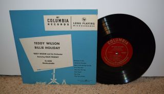 Billie Holiday/teddy Wilson - His Orchestra Featuring - Orig Columbia Cl 6040 10 "