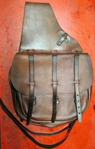 Saddlebags For Model 1904 Mcclellan Cavalry Saddle,  Complete With Liners