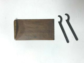 VINTAGE STARRETT 0 - 1” MICROMETER – MODEL 203 - C with Box,  Paperwork,  Tools 3