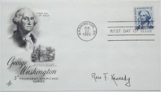 Rose Kennedy Mother Of President John F.  Kennedy Signed Commemorative Cover.