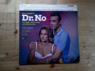 Dr No James Bond Soundtrack 1962 Uk 1st Press Vg Vinyl Record Ulp 1097 Mono Ost