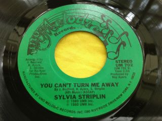 Rare Soul Funk Boogie 45 : Sylvia Striplin You Can 