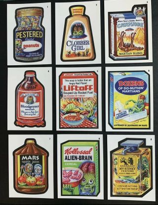 2019 Rare Topps Wacky Packages Mars Attacks Attacky Packages 15/15