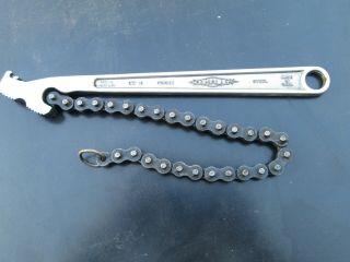Diamalloy Cw12 Chain Pipe Wrench Diamond Tool & Horseshoe Co Duluth Minn Usa