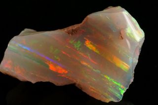 UNUSUAL FIRE Gem Precious Opal COOBER PEDY,  AUSTRALIA 2