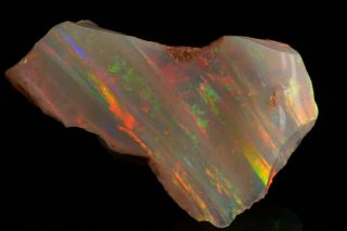 UNUSUAL FIRE Gem Precious Opal COOBER PEDY,  AUSTRALIA 3
