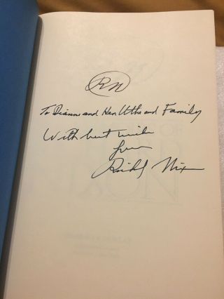 Richard Nixon Signed Book “the Memoirs Of Richard Nixon” President