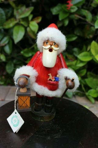 Vintage German Santa Incense Smoker With Lantern