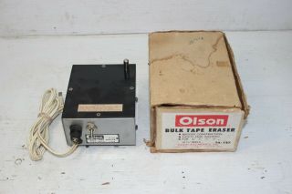 Vintage Olson Ta - 147 Bulk Tape Eraser W/box For 3” 5” 7” Or 10 1/2” Reels