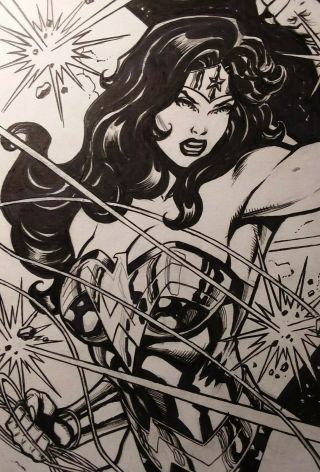 Wonder Woman Art Sketch One Day Comixsquad Returns