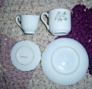 Set of 2 Vintage Tea Cup and Saucer set made in Japan 2