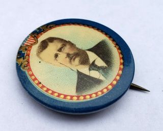 Vintage 1904 Teddy Theodore Roosevelt Campaign Pinback Button Political Badge 3