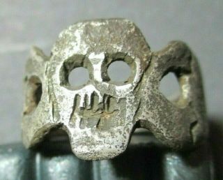 German Ww1 Trench Art Ring Dated 1915