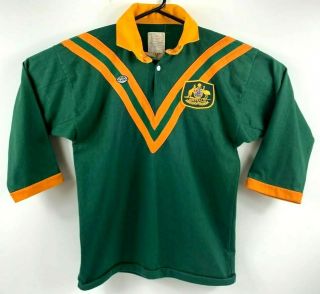 Vintage " The Classic Tradition " Australian Wallabies Rugby Union Thick Jersey Xl