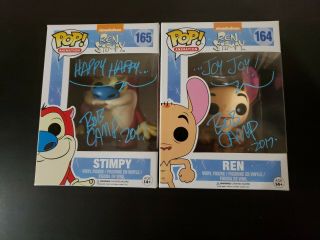 Nickelodeon Ren And Stimpy Funko Pop Signed Autograph Creator Bob Camp W/ Proof