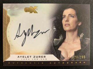 2019 Czx Cryptozoic Dc Heroes & Villains Ayelet Zurer Auto 126/205