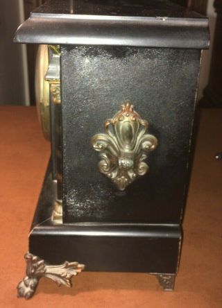 Antique Sessions Melrose 8 Day Mantle Clock for Repair 2