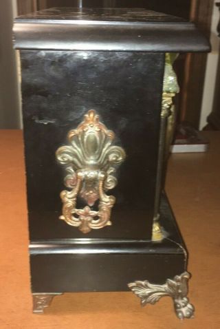 Antique Sessions Melrose 8 Day Mantle Clock for Repair 3