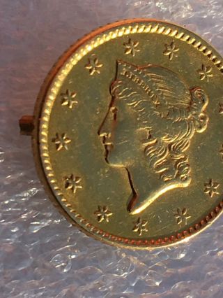 WONDERFUL 1851 USA US ONE 1 DOLLAR GOLD LIBERTY COIN JEWELRY 3
