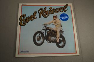 Vintage Evel Knievel 33 1/3 Rpm Record Album