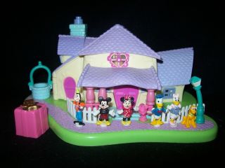Euc 100 Complete (lights Up) Disney Polly Pocket Minnie 