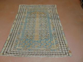 Antique Anatolian Rug Prayer Carpet 18th Century Or Earlier 3 