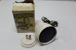 Vintage Sparkle Spotlight Lamp By Handy Things For Aluminum Xmas Trees W/box