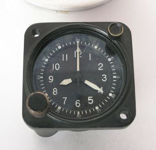 Vintage Waltham A - 13a - 1 Phantom Military Aircraft Cockpit Chronograph Dash Clock