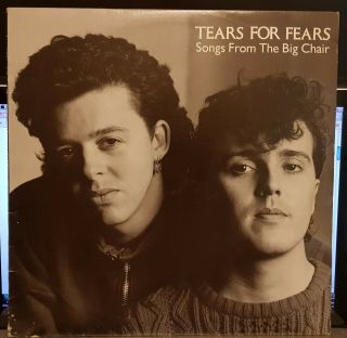 Tears For Fears - Songs From The Big Chair - 1985 Lp Record,  Sheet