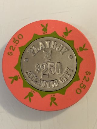 Playboy Club $2.  50 Casino Chip Atlantic City Nj 3.  99