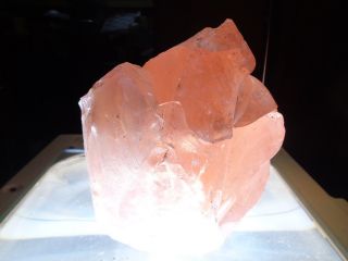 Andara Crystal Glass 2350 Grams C65 Mystic " Hgw " Pink Swirl Monatomic