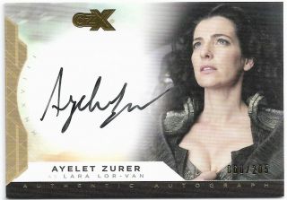 2019 Cryptozoic Czx Heroes/villains Ayelet Zurer Auto/autograph Az - Ll /205