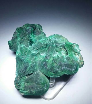 OLD - Unique Form Green Malachite crystal,  mine Bisbee Arizona 3