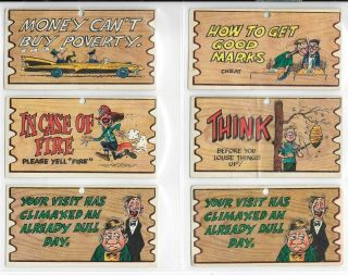 1959 Topps,  Wacky Plaks,  (92) Cards,  Punch Hole On Top,  Otherwise,
