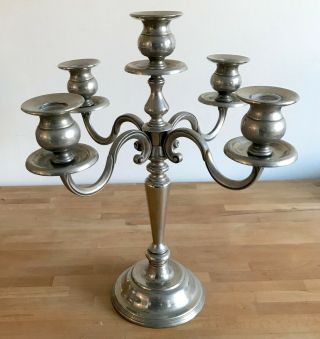Vintage Candelabra (silver Plate) 5 Candle Stick Holders H.  Samuel