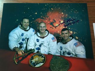 Astronaut Fred Haise Autographed Photo Apollo 13