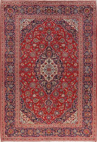8x12 Vintage Floral Oriental Area Rug Wool Handmade Traditional Wool Carpet