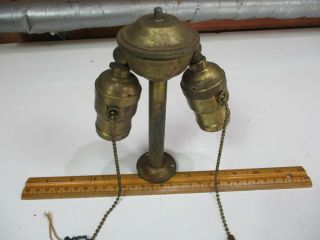 Antique Double Pull Chain Socket Restoration Cutler Hammer 3