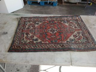 200 Year Fine Antique Prayer Rug Rare To Find A Rug This Old 32 " /22 " 1/2