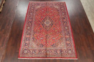 Vintage Traditional Floral FADED COLOR Ardakan Area Rug Hand - Knotted Wool 7 ' x10 ' 3