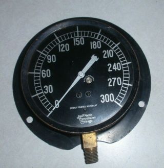 Antique ☛ Jas.  P.  Marsh Corporation Pressure Vacuum Gauge Steampunk