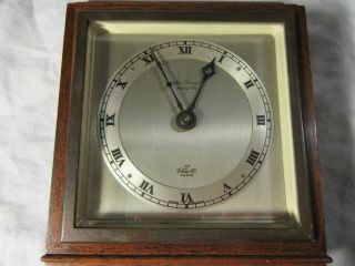 Lot49 - Vintage Elliot Heavy Mantel Clock In Wooden Case - Awarded 1954