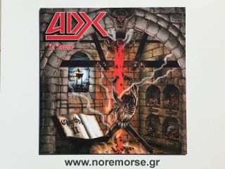 Adx - La Terreur,  2 Bonus,  Ltd Edition 100 Copies No Remorse 2015 Red Vinyl Lp