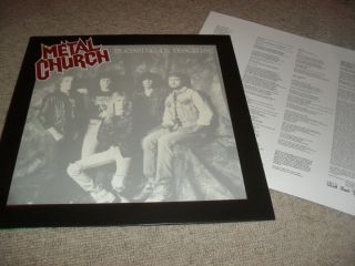 Metal Church - Blessing In Disguise - Awesome Mega Rare Limited Ed Press Vinyl Lp