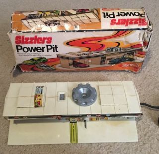 Boxed Hot Wheels Vintage 1970 Redline Era Sizzlers Power Pit Stop Charger