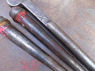 Vintage Bethlehem Steel Spud Wrench,  2 Klein Bull Pins