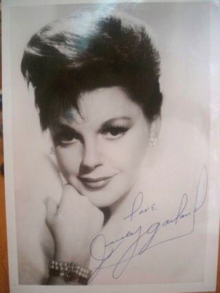 Judy Garland Autograph From 1964