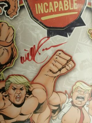 THE INCAPABLE TRUMP EXCLUSIVE NYCC 2019 Comic Con PROMO POSTER POP ART - SIGNED 2